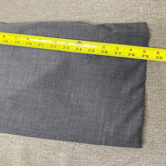 Banana Republic Martin Fit Wool Blend Dress Pants Women 4 Stretch Dark Gray - Picture 13 of 15